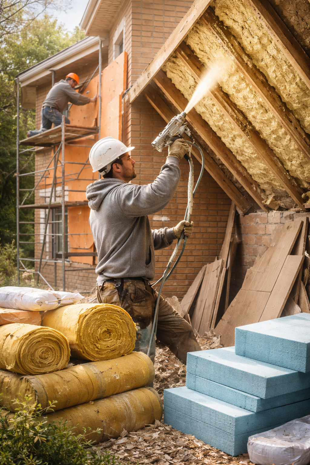 Утепление домов в Краснодаре под ключ от 4334 руб/м2 | Профессионально — ТепломастерКсд